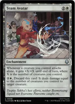 Team Avatar - FOIL - U Avatar: The Last Airbender 38 - MTG - Image 1