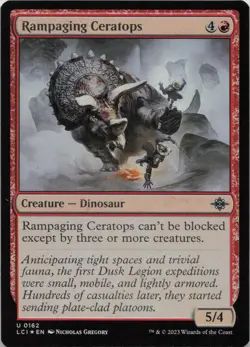 Rampaging Ceratops - FOIL - U The Lost Caverns of Ixalan 162 - MTG - Image 1