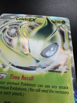 Celebi EX 9/149 Ultra Rare Boundaries Crossed Pokemon TCG Card 2012 MP - Image 2