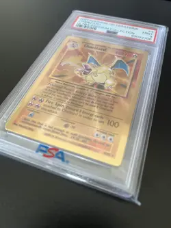 Pokemon Card Charizard 4/102 Gold Metal Celebrations PSA 9 UPC 25th Anniversary - Image 2