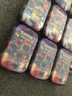 Pokemon TCG - Mega Evolution Mini Tins x 10 New & Sealed ✅ x 1 blister pack ✅ - Image 4