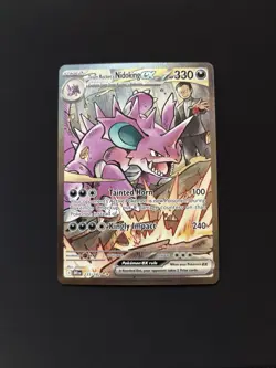 Pokemon TCG Team Rockets Nidoking EX 233/182 Destined Rivals - Image 1