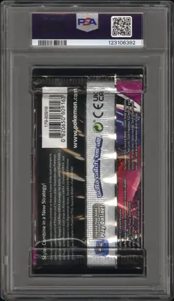 Pokemon Sword & Shield Fusion Strike Booster Pack Sealed Mew Art PSA 10 GEM MINT - Image 2