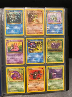 Fossil Set Complete Common and Uncommon 32 Pokemon Cards Bundle 1999 WOTC 31-62 - Image 3