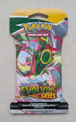 Pokemon Evolving Skies - Four (4) Sleeved Booster Packs - Complete Full Art Set - Image 3