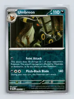 Pokemon TCG Umbreon 059/131 SV: Prismatic Evolutions Reverse Holo NM - Image 1