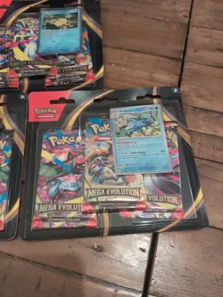 3x Pokemon TCG Mega Evolution Triple Blister Packs 1xPsyduck 2xGolduck New - Image 2
