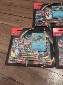 3x Pokemon TCG Mega Evolution Triple Blister Packs 1xPsyduck 2xGolduck New - Image 3