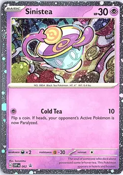 Sinistea - Promo SV: Scarlet & Violet Promo Cards 062 LP Pokemon - Image 1