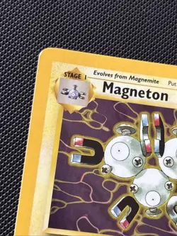 1999 Pokemon Fossil WotC 11/62 Magneton Holo - Image 2