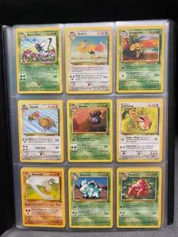 Jungle Set Complete Common and Uncommon 32 Pokemon Cards Bundle 1999 WOTC NM-LP - Image 1