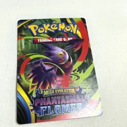 Pokemon Phantasmal Flames Trainer Tips Card - Mega Gengar NM IN HAND - Image 3