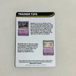 Pokemon Phantasmal Flames Trainer Tips Card - Mega Gengar NM IN HAND - Image 4