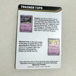 Pokemon Phantasmal Flames Trainer Tips Card - Mega Gengar NM IN HAND - Image 5