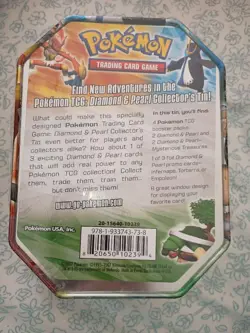2007 Torterra Lv.X Tin Diamond & Pearl 4x D&P Boosters Pokemon Factory Sealed - Image 2