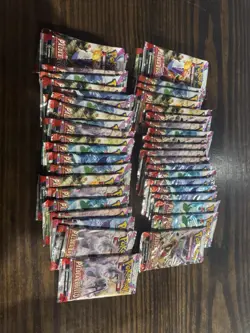 50 Pokemon TCG: Paldea Evolved Sleeved Booster Pack Art Sets (Lot of 50 Packs) - Image 1