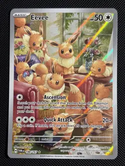 2024 Pokemon TWMen Twilight Masquerade 188/167 Eevee - Image 1