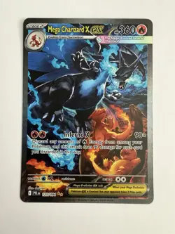 Mega Charizard X EX SIR 125/094 - Pokemon TCG Phantasmal Flames - NM/Pack Fresh - Image 1