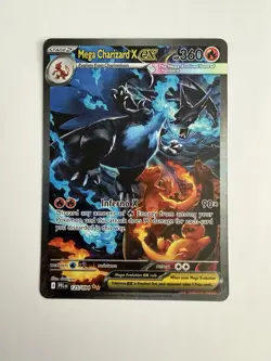 Mega Charizard X EX SIR 125/094 - Pokemon TCG Phantasmal Flames - NM/Pack Fresh - Image 2