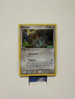 Pokemon TCG Noctowl EX Unseen Forces 43/115 Reverse Holo Stamped Uncommon LP - Image 1