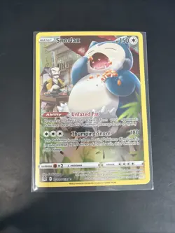 Snorlax TG10/TG30 Ultra Rare SWSH11: Lost Origin Trainer Gallery Pokemon TCG - Image 1
