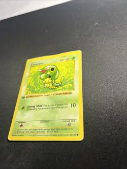 1999 Pokemon TCG Caterpie 45/102 HP/DMG 1st Edition Base Set Shadowless WOTC - Image 2
