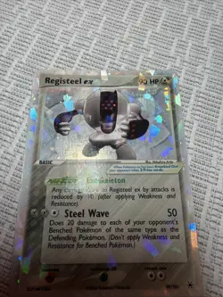 Pokemon Registeel EX Hidden Legends Card 99/101 Ultra Rare In Lp Condition - Image 3
