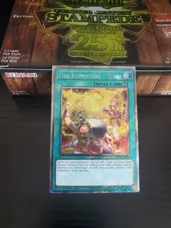 Yugioh Stampede - Fire Formation - Tenki - Platinum Secret Rare - RA04-EN201 - Image 1