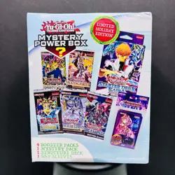 Yu-Gi-Oh! 2023 Holiday Mystery Box & Power Cube - Factory Sealed 12 Total Packs - Image 3