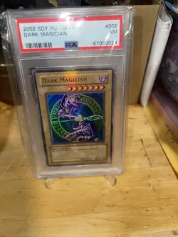DARK MAGICIAN 2002 SDY-006 YU-GI-OH! HOLO PSA 7 LOW POP - Image 3