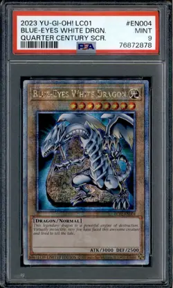 Blue-Eyes White Dragon - LC01-EN004 - PSA 9 - Secret - Yu-Gi-Oh - 72878 - Image 1