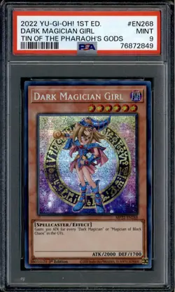 Dark Magician Girl - MP22-EN268 - PSA 9 - 1st Secret - Tin Promo - Yu-Gi-Oh - 72 - Image 1