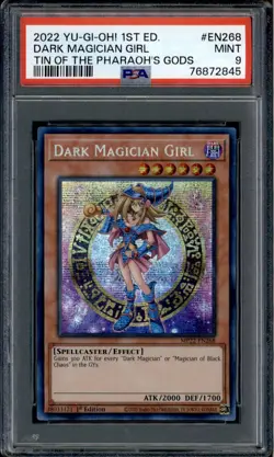 Dark Magician Girl - MP22-EN268 - PSA 9 - 1st Secret - Tin Promo - Yu-Gi-Oh - 72 - Image 1