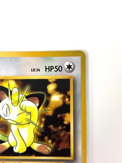 LP EX Pokemon Card Meowth LV.14 No.052 NON-HOLO OLD BACK JAPAN - Image 3