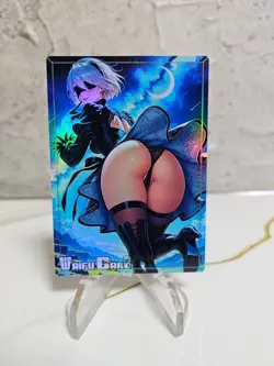 Nier Automata Trading Card Waifu Goddess Story Anime Girl holo Karte Manga Full - Image 1