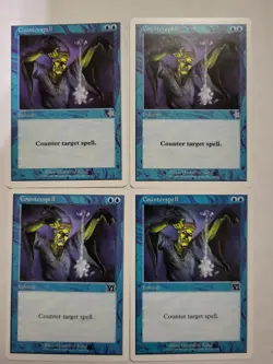 MTG COUNTERSPELL 4X FREE SHIPPING EX COND - Image 1
