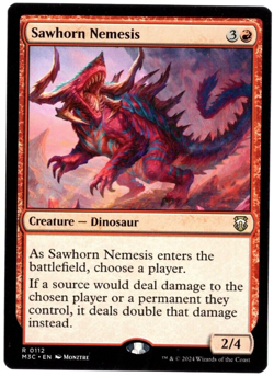 Sawhorn Nemesis 0112 Non Foil Rare Modern Horizons 3 Magic The Gathering NM - Image 1