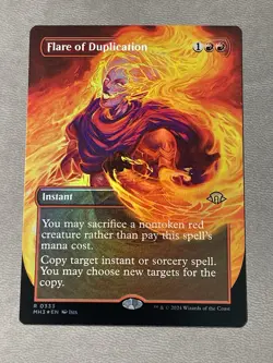 Flare of Duplication - #333 Foil (Borderless) Modern Horizons 3 -MTG NM - Image 1