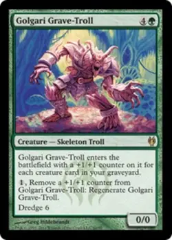 1x Golgari Grave-Troll Moderate Play MTG Magic - Kid Icarus - - Image 1