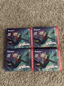 Magic the Gathering Spider-Man Collector Booster Box. Set Of 4. Sealed. - Image 2