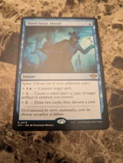 Three Steps Ahead - MTG - Outlaws of Thunder Junction - Regular - NM - Image 1