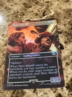 SHIRE SHIRRIFF Magic MTG Lord of the Rings Borderless Foil - Image 1