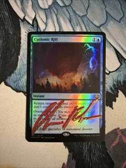 Signed Cyclonic Rift Double Masters Foil - Image 1