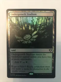 Undergrowth Stadium Foil MTG Commander Master NM #435 - Image 1