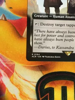 C5682 MAGIC MTG UNIVERSES BEYOND ASSASSINS CREED ROYAL ASSASSIN #0164 NM RARE EX - Image 4