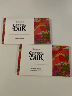 Magic the Gathering Secret Lair: Flower Power Rainbow FOIL and Non- Foil Edition - Image 1