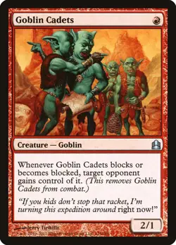 1x Goblin Cadets - NM/LP - Commander 2011 - SPARROW MAGIC - Image 1