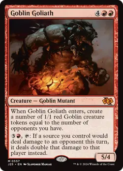 Goblin Goliath [Foundations Jumpstart] Magic MTG - Image 1