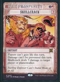 Skullcrack - Showcase - Magic MTG 2024 Outlaws of Thunder Junction - NM/M - Image 1