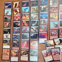 Whole Entire Mono Red DEVILS's Anax Budget COMMANDER DECK. 100 MTG Cards - Image 3